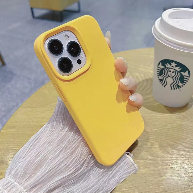 liquid silicone all-inclusive large hole protective Case for iPhone