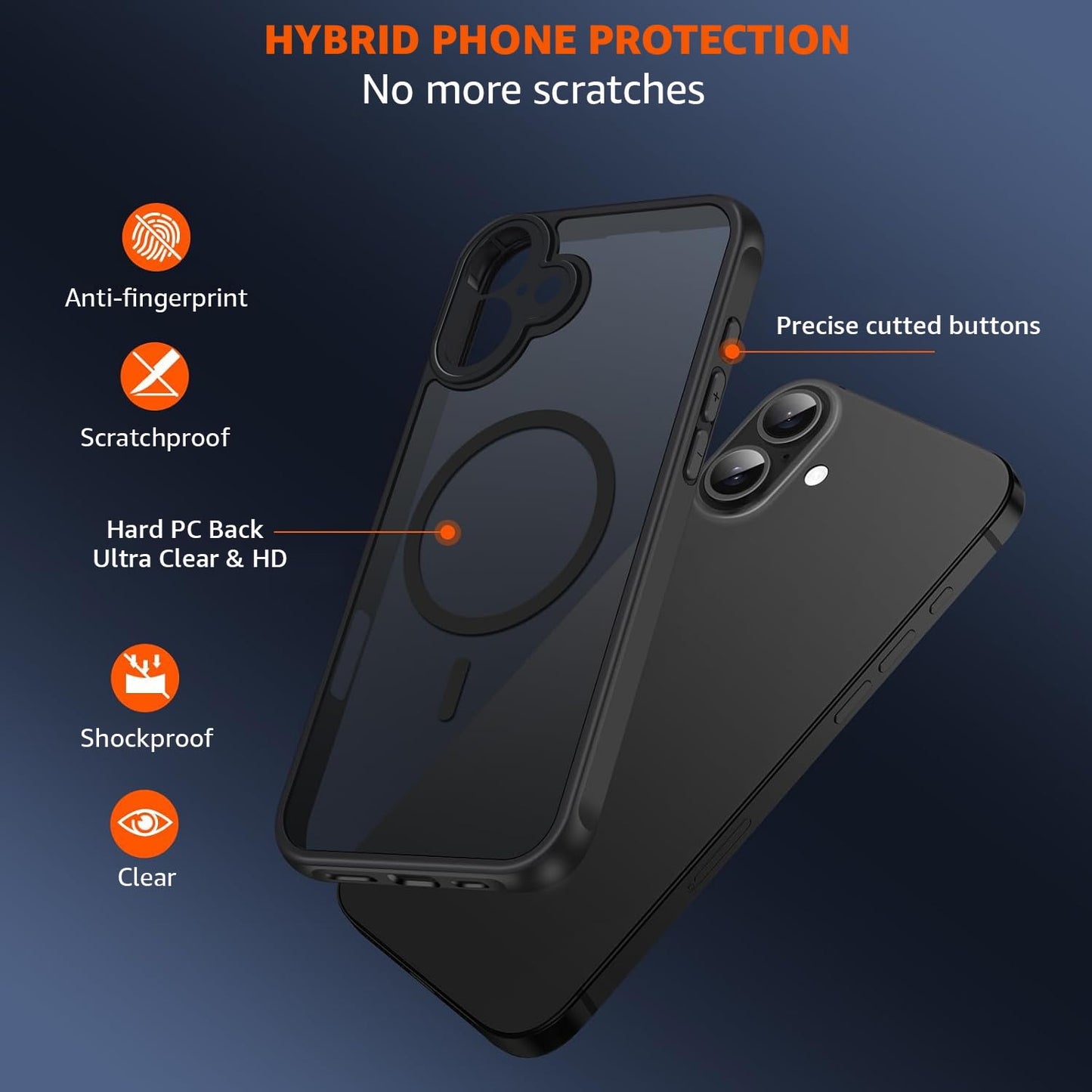 iPhone 16 Crystal Pure Clarity Mag Safe Case