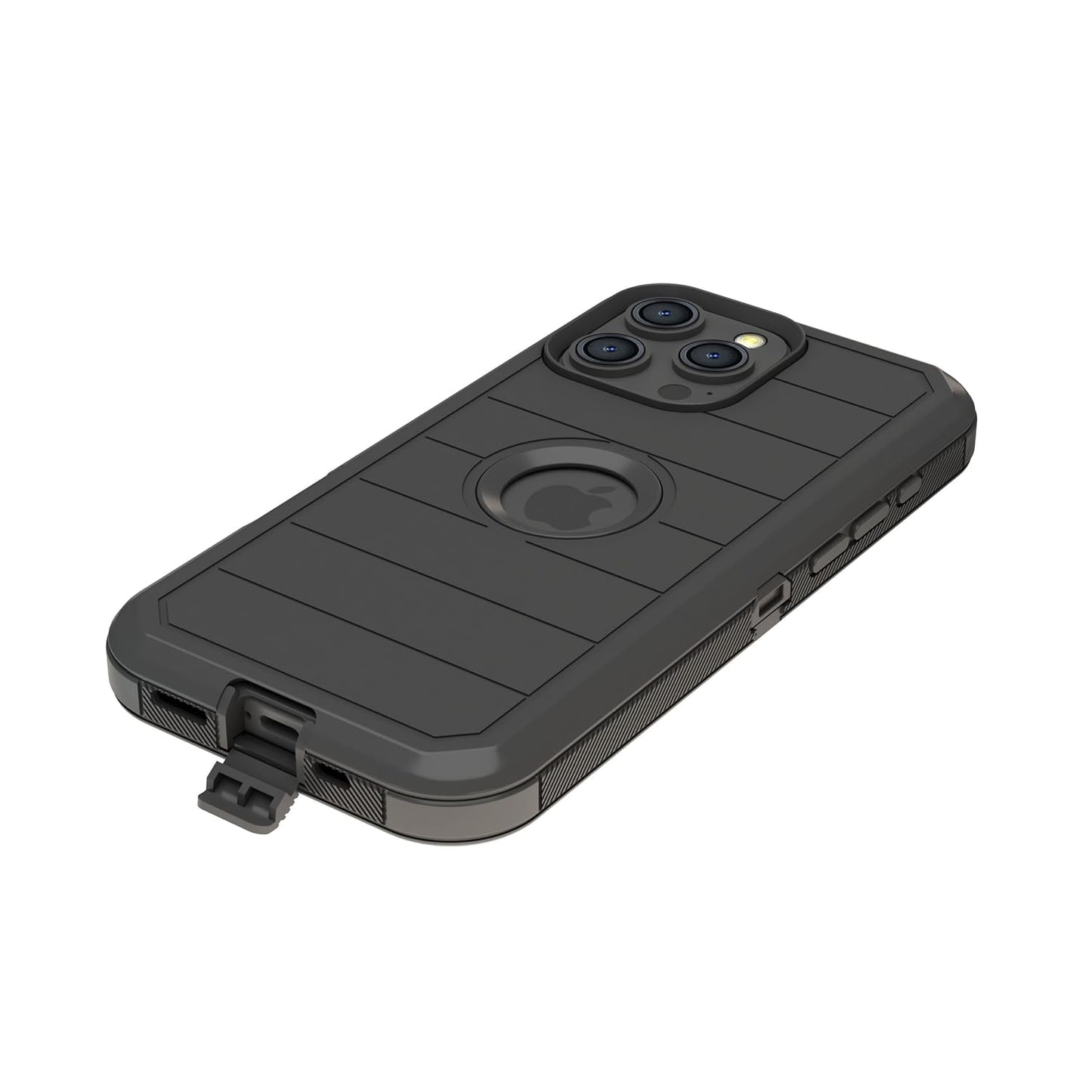 Drop Protection Dust Proof Back Cover Compatible for Apple iPhone 16 PRO- Black
