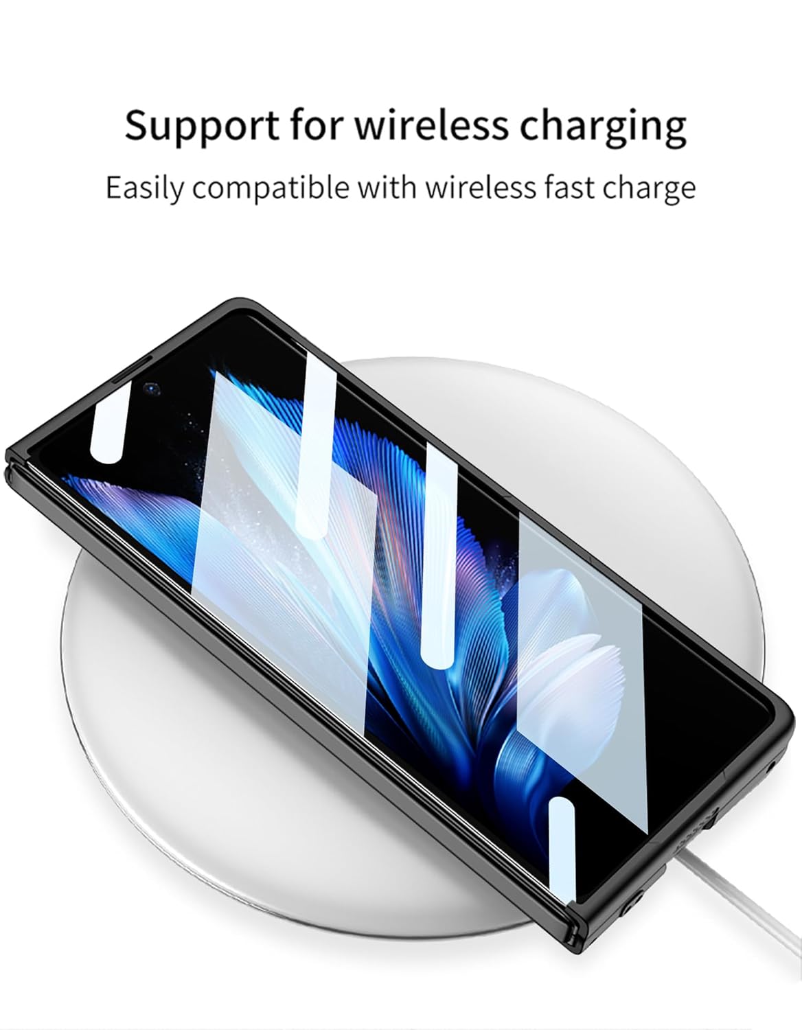 Stylish Matte Back Cover with Inbuilt Pen Holder for Samsung
