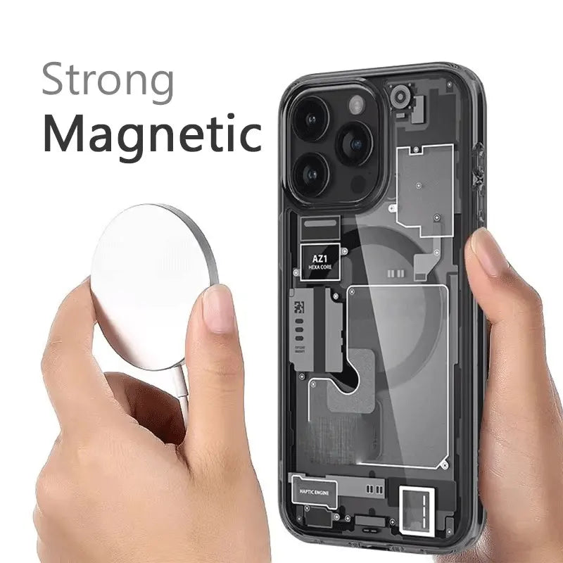 Spigen Ultra Hybrid Mag fit Back Cover Case (TPU + Poly Carbonate | Zero One)