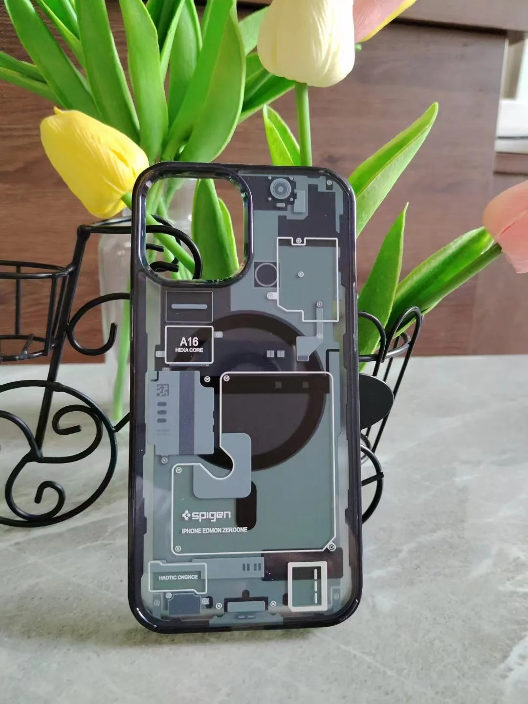 Spigen Ultra Hybrid Mag fit Back Cover Case (TPU + Poly Carbonate | Zero One)