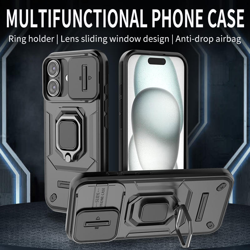 Armor Anti-Fall With Ring Stand-iPhone