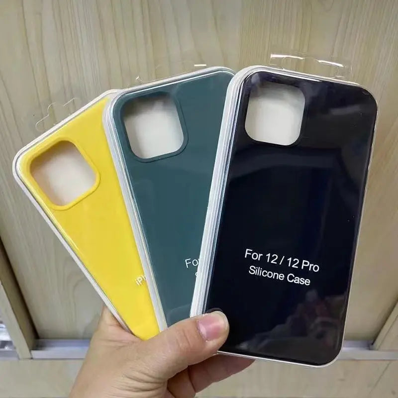 liquid silicone all-inclusive large hole protective Case for iPhone