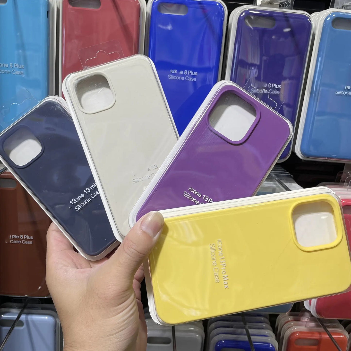 liquid silicone all-inclusive large hole protective Case for iPhone