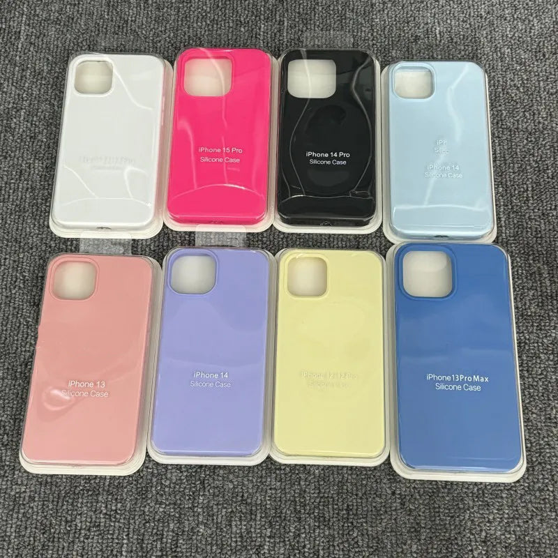 liquid silicone all-inclusive large hole protective Case for iPhone