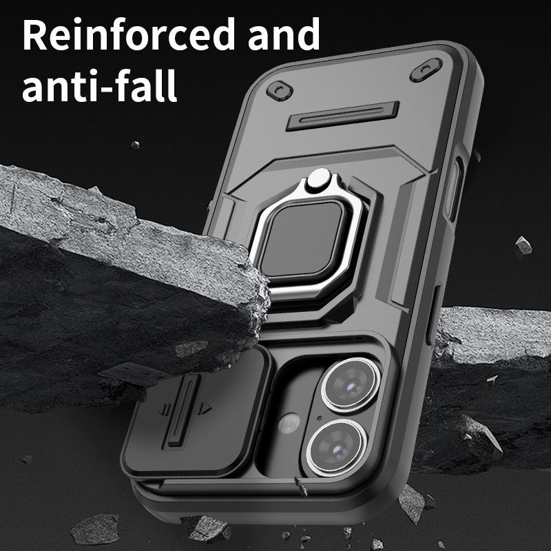 Armor Anti-Fall With Ring Stand-iPhone