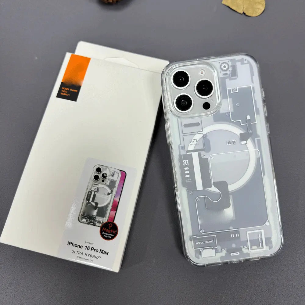Spigen Ultra Hybrid Mag fit Back Cover Case (TPU + Poly Carbonate | Zero One)