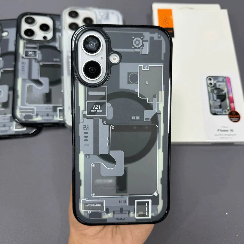 Spigen Ultra Hybrid Mag fit Back Cover Case (TPU + Poly Carbonate | Zero One)
