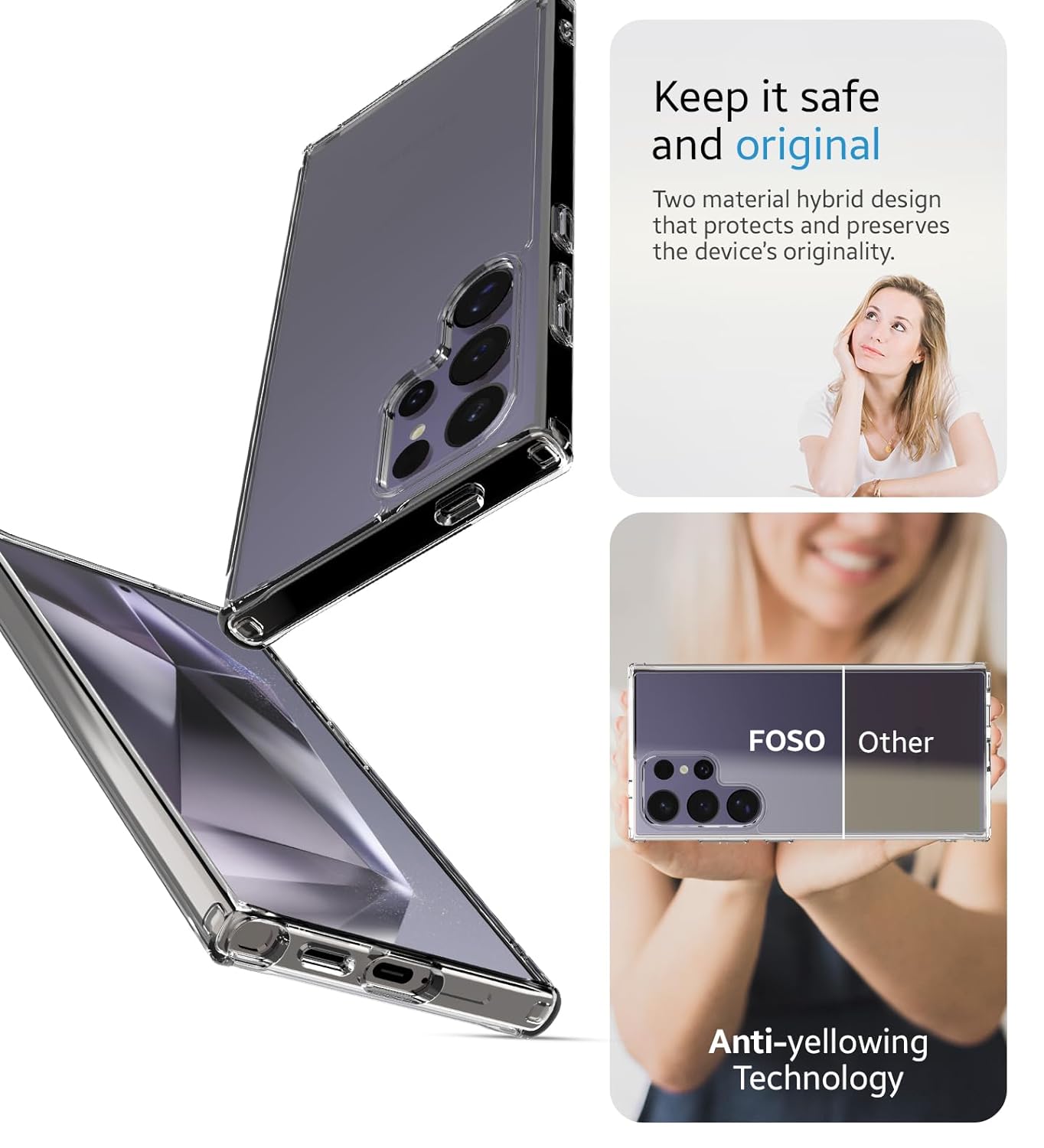 Samsung Galaxy S Series All Model Back Cover Cases - Clear