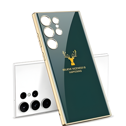 Premium Hard PC Deer Design Back Case for Samsung Galaxy S Series 5G – Shockproof Cover with Screen & Camera Protection