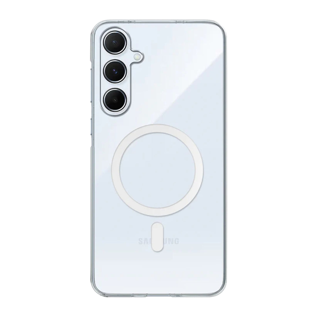 Anti-Yellow Clear MagSafe Case for Samsung | Shockproof Transparent Back Cover