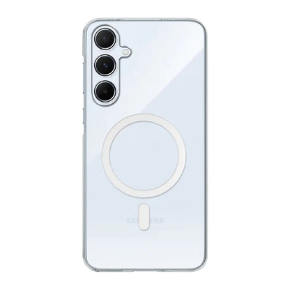Anti-Yellow Clear MagSafe Case for Samsung | Shockproof Transparent Back Cover