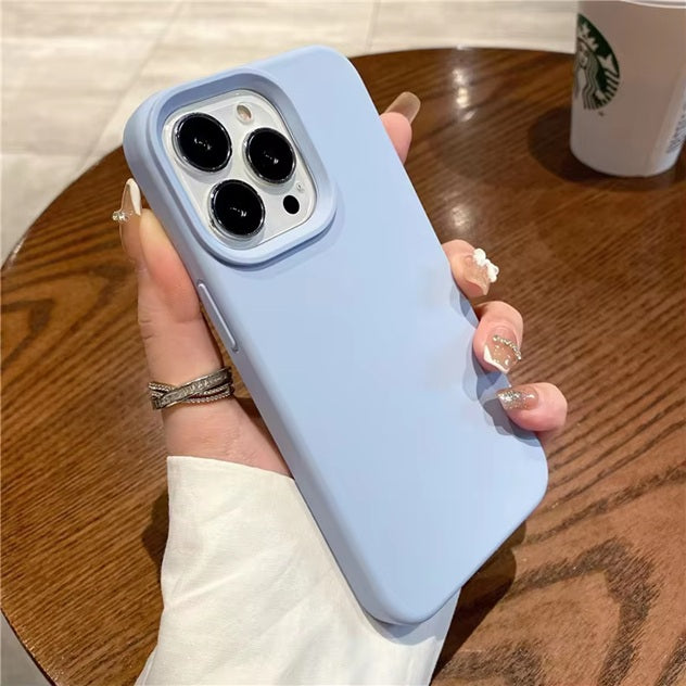 liquid silicone all-inclusive large hole protective Case for iPhone