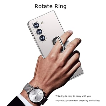 Ultra-Thin Ring Kickstand Case for Samsung Galaxy Z Fold Series – Slim Shockproof Anti-Scratch Cover with Screen Protector
