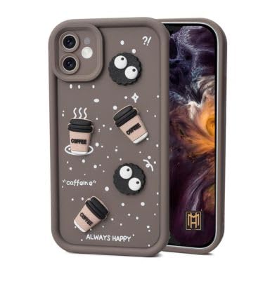 Lovely Cute Cartoon Soft TPU Silicone Phone Case iPhone