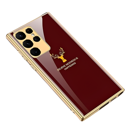 Premium Hard PC Deer Design Back Case for Samsung Galaxy S Series 5G – Shockproof Cover with Screen & Camera Protection