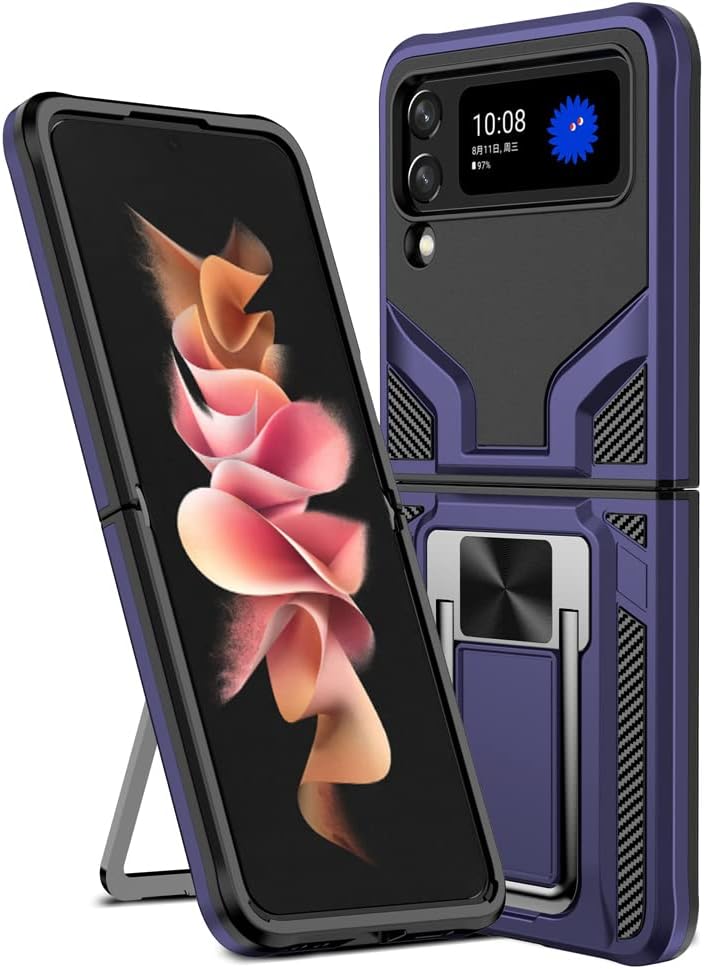 Galaxy Z Flip3 Magnetic Kick Stand Hybrid Case