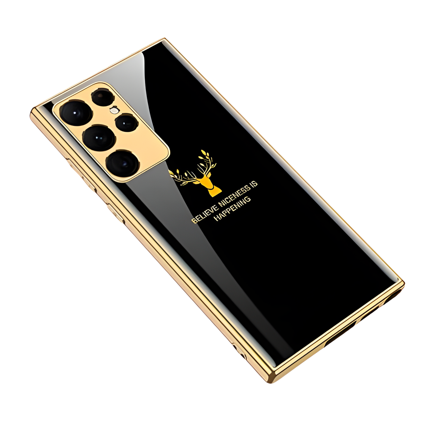 Premium Hard PC Deer Design Back Case for Samsung Galaxy S Series 5G – Shockproof Cover with Screen & Camera Protection