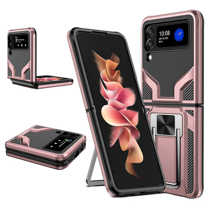 Galaxy Z Flip3 Magnetic Kick Stand Hybrid Case