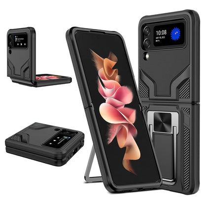 Galaxy Z Flip4 Magnetic Kick Stand Hybrid Case