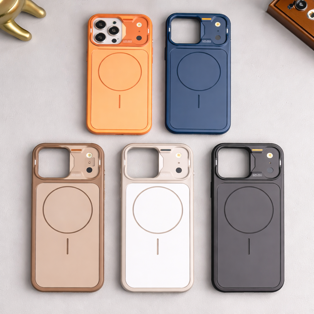 Original Converter PC Matte Magnetic Phone Case for Samsung and IPhone 16 / 15 / 14 / 13 Pro Max – TPU Camera Protection Back Cover