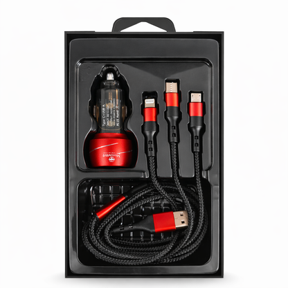 3-in-1 Fast Charging Cable | Type-C, Lightning & Micro-USB