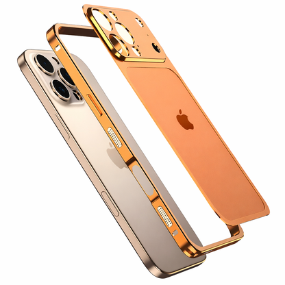 iPhone 13/14/15/16 to 17 Pro Style Converter Case with Metal Bumper Frame, Magnetic Compatible (1 Magsafe Case  + 4 in 1 USB Cable Free)