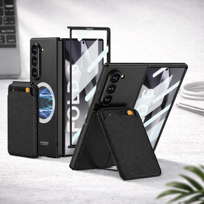 GKK Magnetic Card Holder Case for Samsung