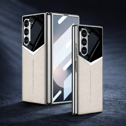 Electroplated Elite Armor Business Case V Shaped for Samsung