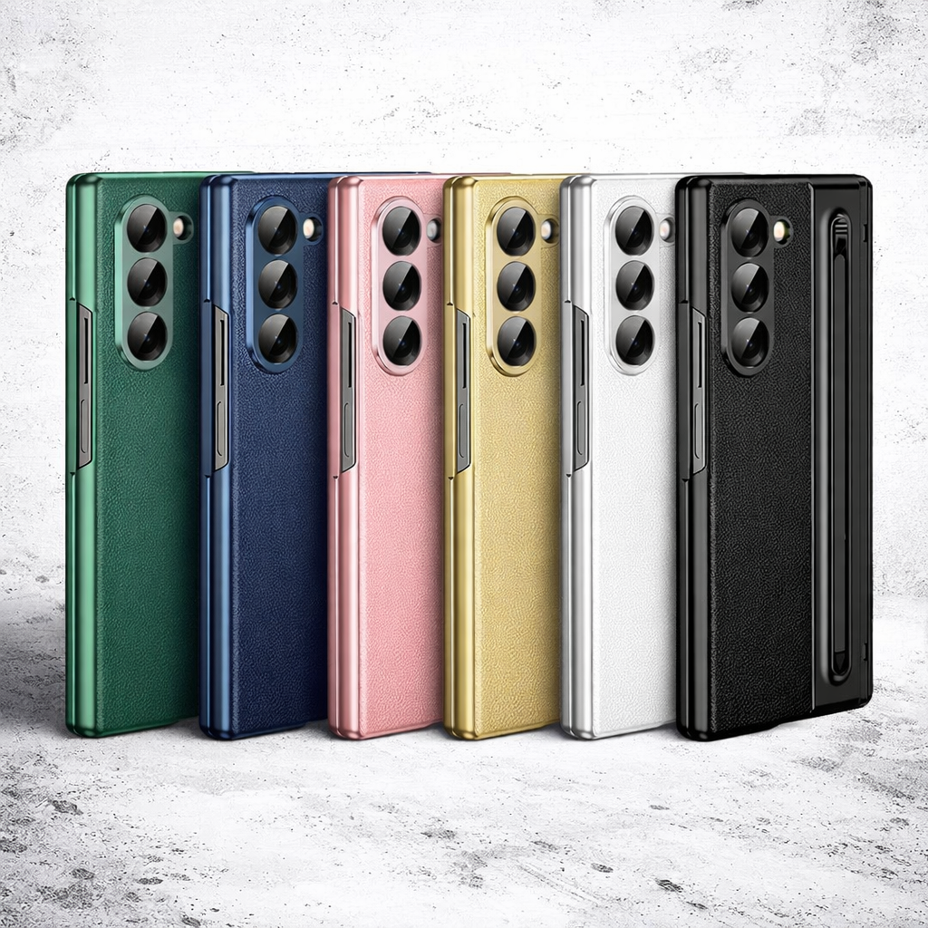 Leather Premium Phone Case With Pen Slot for Samsung Galaxy Z Fold