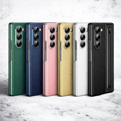 Leather Premium Phone Case With Pen Slot for Samsung Galaxy Z Fold