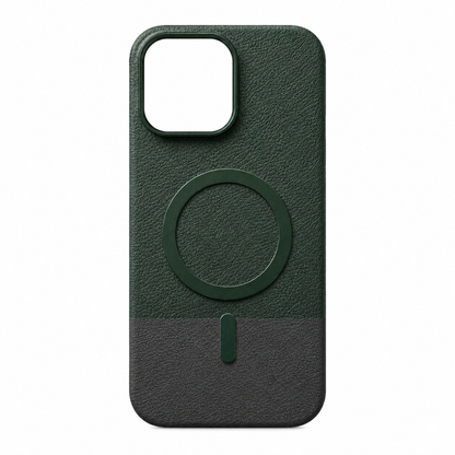 Magnetic Compatible Leather Texture Shockproof Case for IPhone