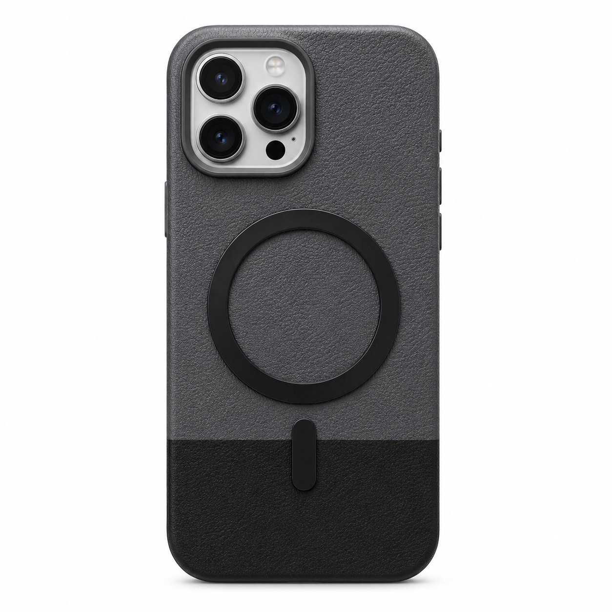 Magnetic Compatible Leather Texture Shockproof Case for IPhone