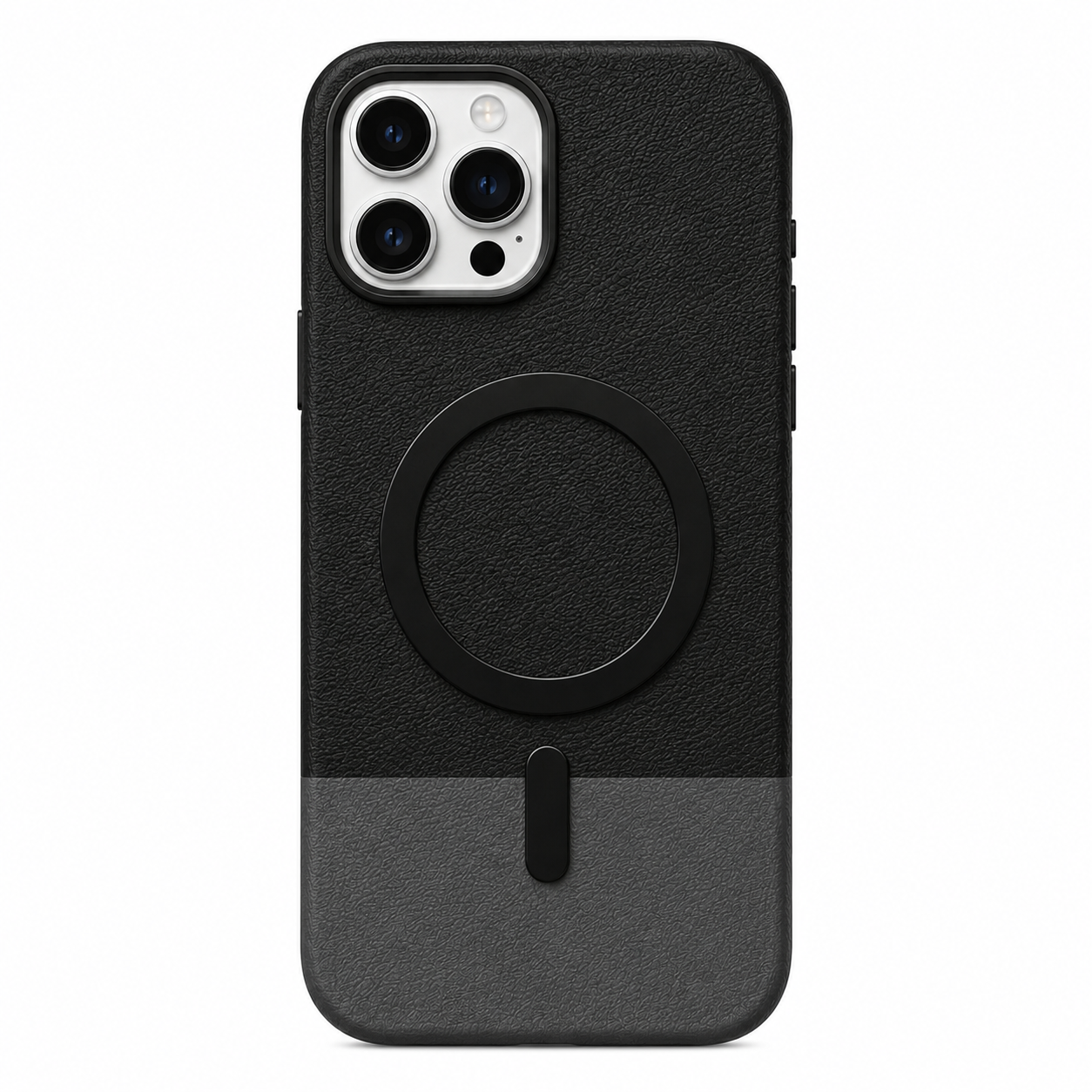 Magnetic Compatible Leather Texture Shockproof Case for IPhone