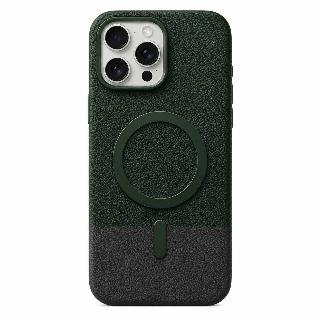 Magnetic Compatible Leather Texture Shockproof Case for IPhone