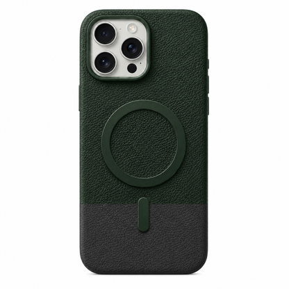 Magnetic Compatible Leather Texture Shockproof Case for IPhone
