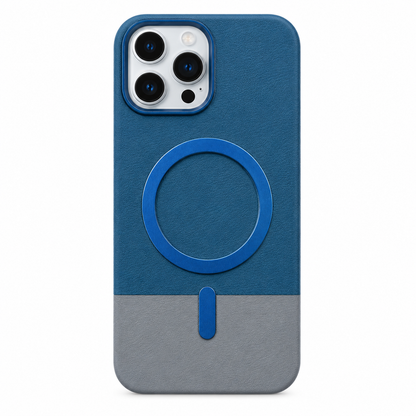 Magnetic Compatible Leather Texture Shockproof Case for IPhone