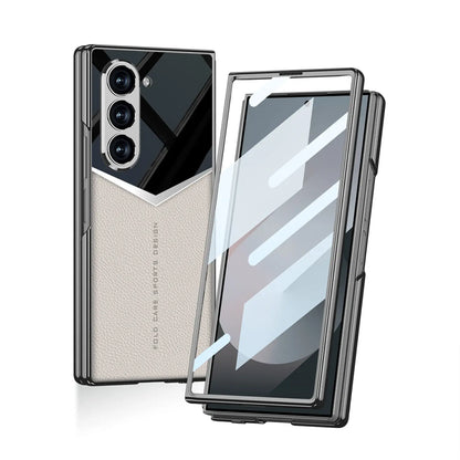 Electroplated Elite Armor Business Case V Shaped for Samsung