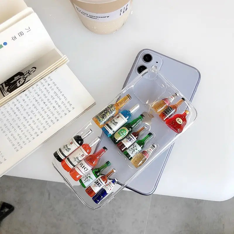 Bottle Design Phone Cases for iPhone