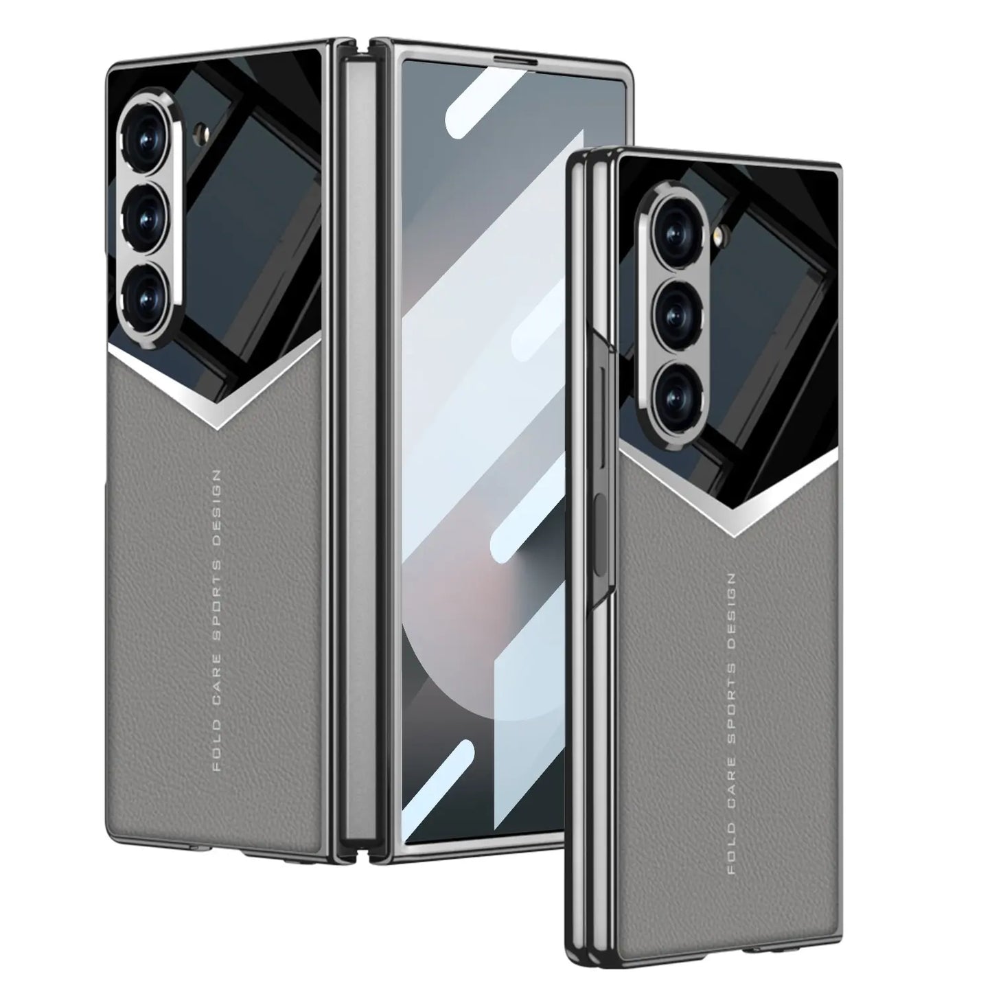 Electroplated Elite Armor Business Case V Shaped for Samsung