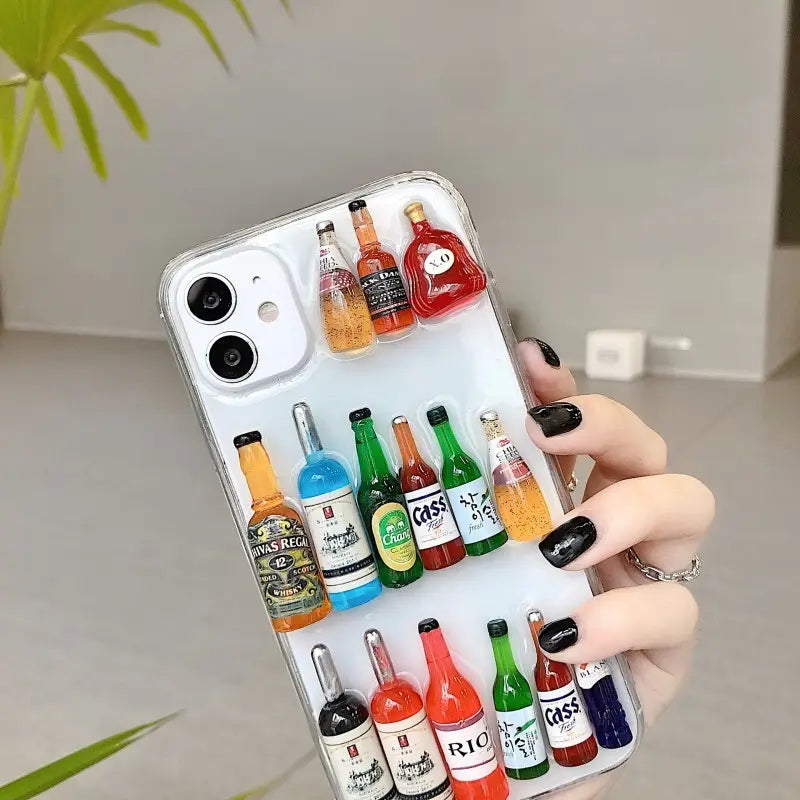 Bottle Design Phone Cases for iPhone