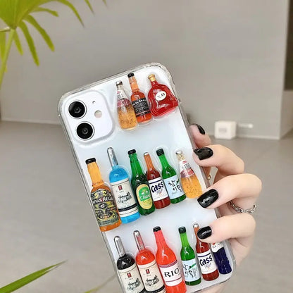Bottle Design Phone Cases for iPhone