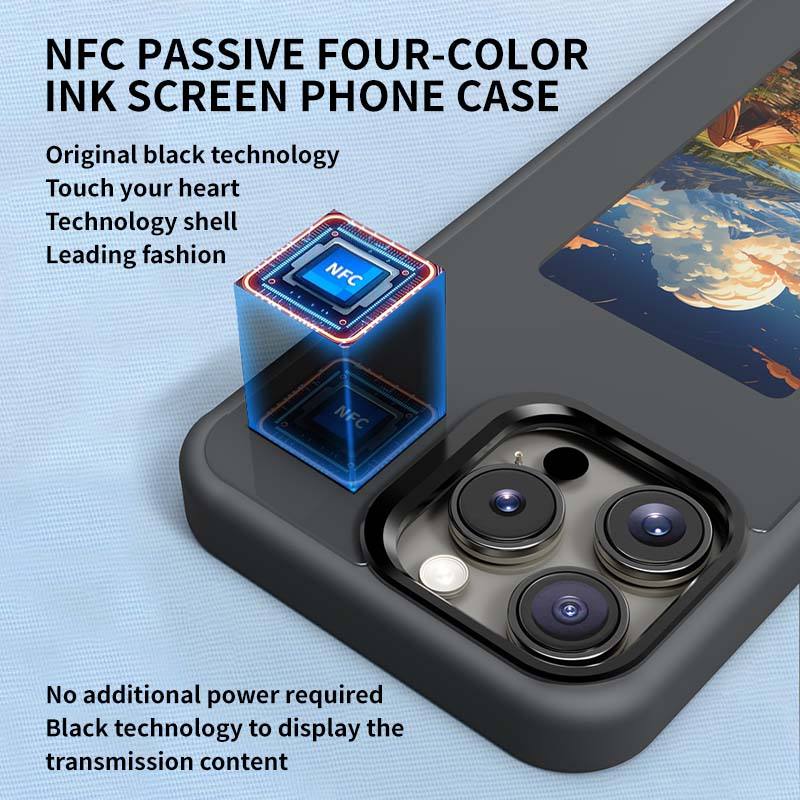 NFC Enabled - Smart DIY Magic iPhone Cover E Ink Technology