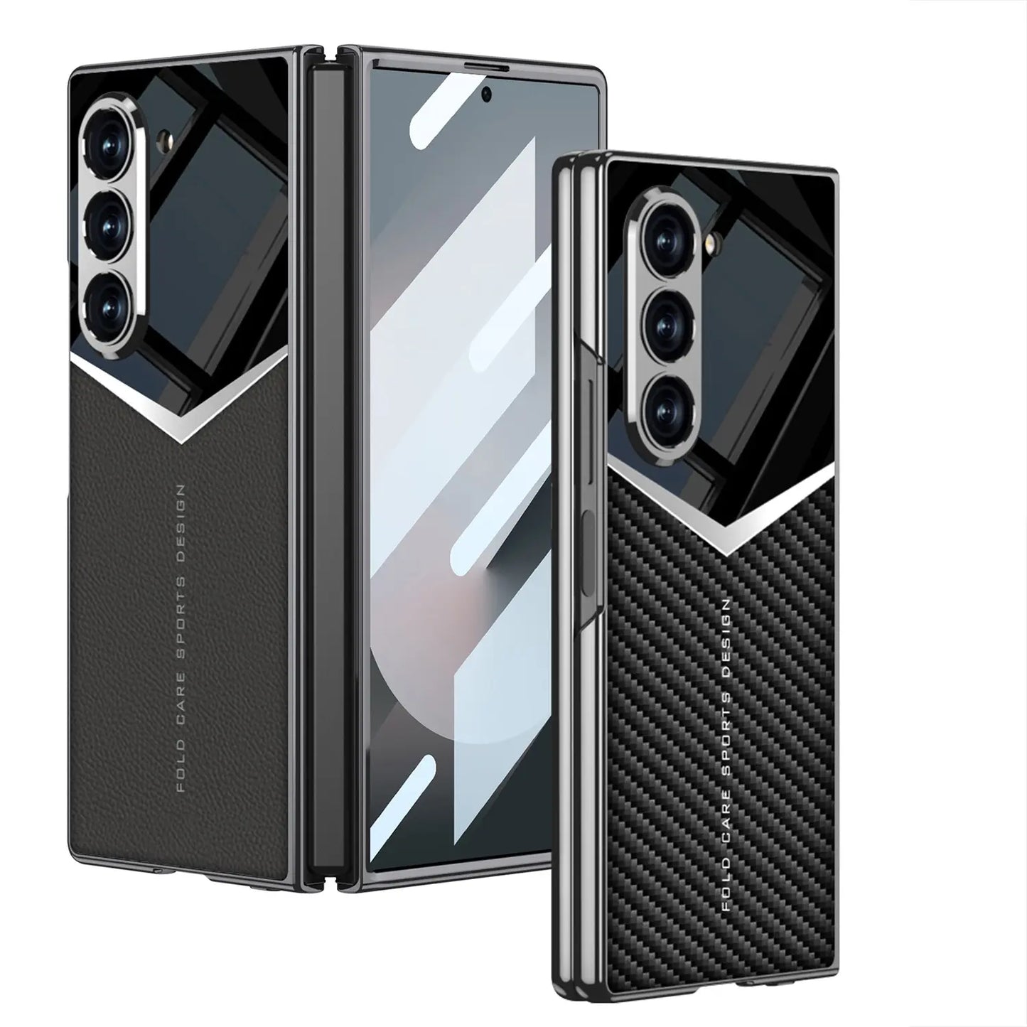Electroplated Elite Armor Business Case V Shaped for Samsung