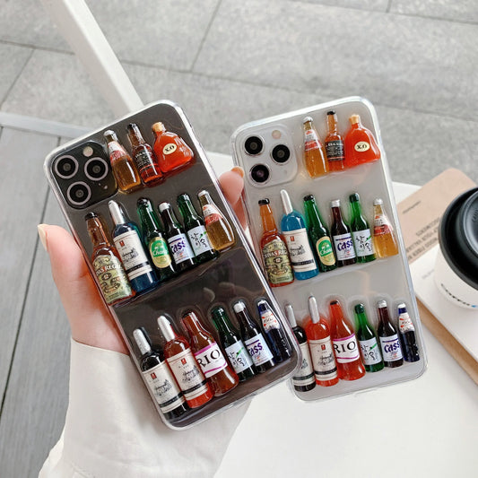 Bottle Design Phone Cases for iPhone