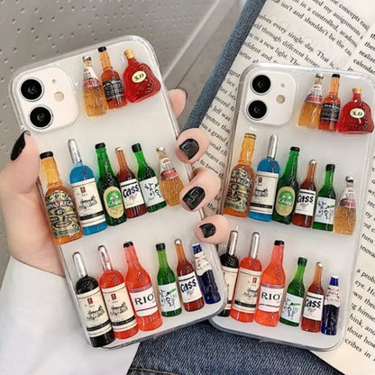 Bottle Design Phone Cases for iPhone