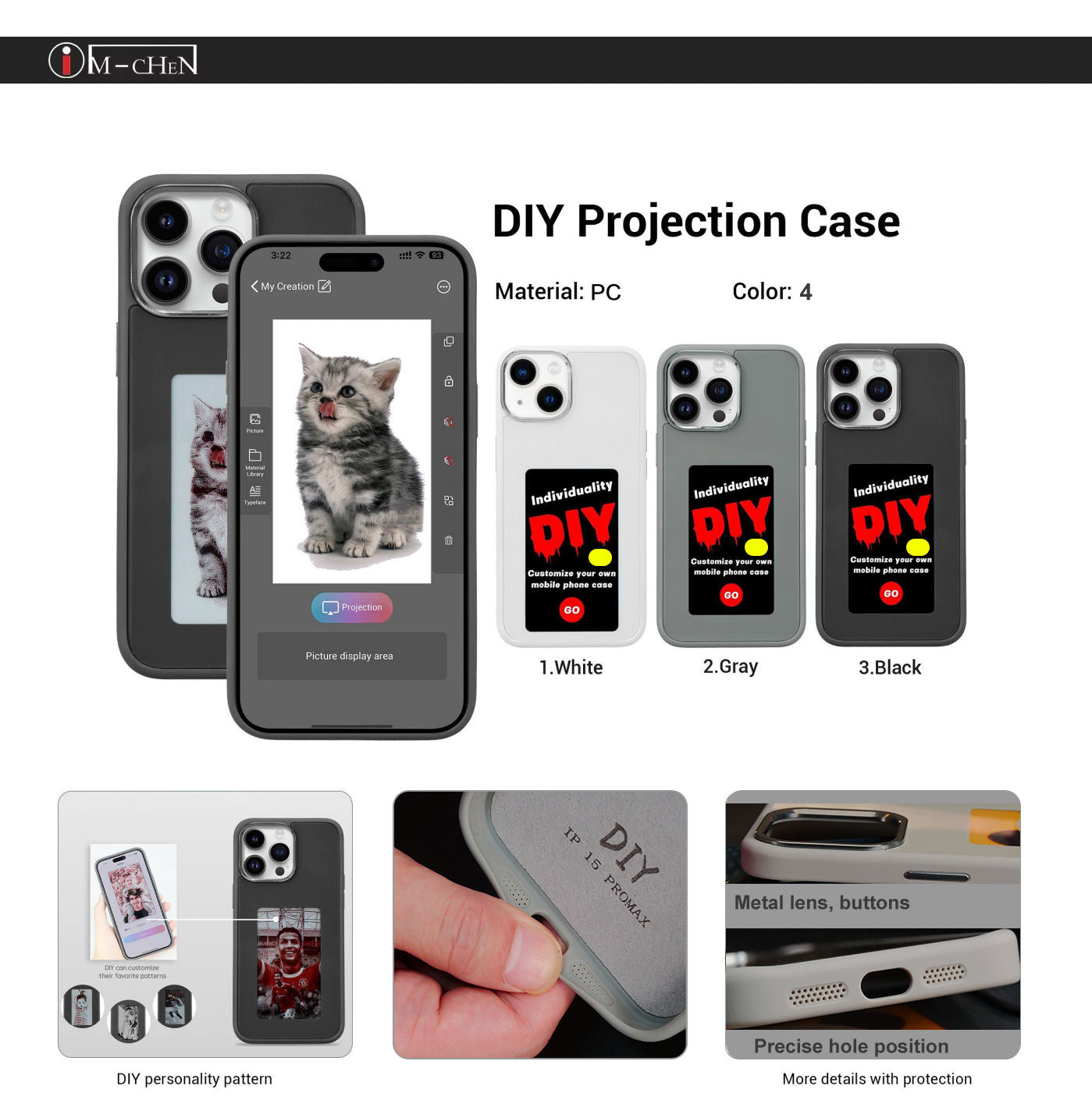 Smart DIY Magic iPhone Cover E Ink Technology - NFC Enabled
