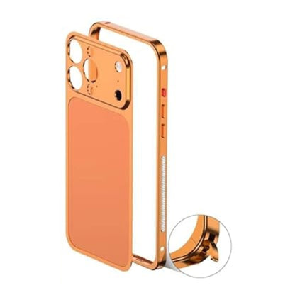 iPhone 13/14/15/16 to 17 Pro Style Converter Case with Metal Bumper Frame, MagSafe Compatible (4 in 1 USB Cable Free)