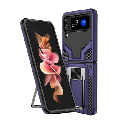 Magnetic Sheet Built-in Metal Ring Stand Protective Case for Samsung